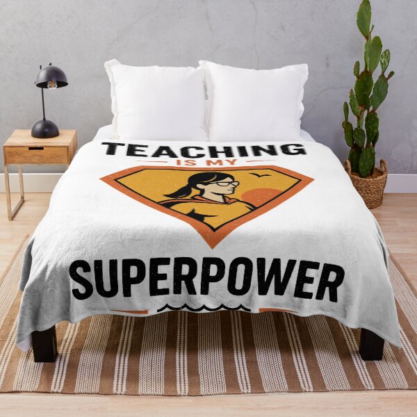 Item preview, Teaching Is My Superpower – Retro Teacher Hero Graphic Tee for Educators, Cool Gift Idea for Teacher Appreciation Day designed and sold by DrawHandArt.