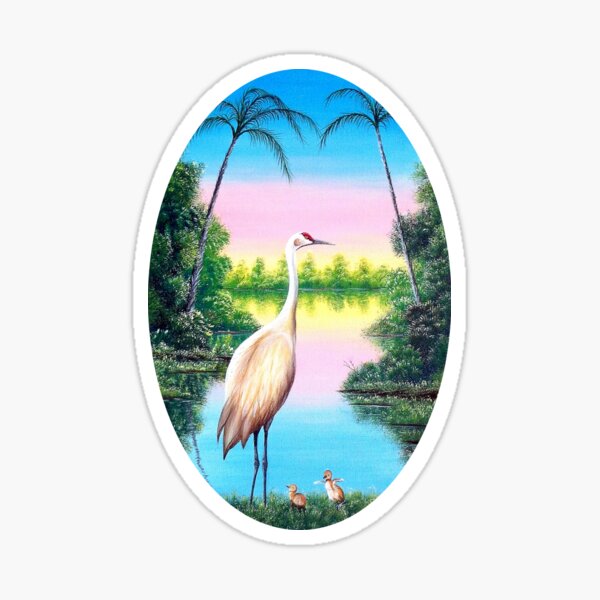 Item preview, Sandhill Cranes designed and sold by garyboswellart.
