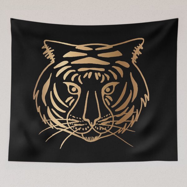 Item preview, Year of the Tiger Gold and Black designed and sold by Julie Erin Designs.