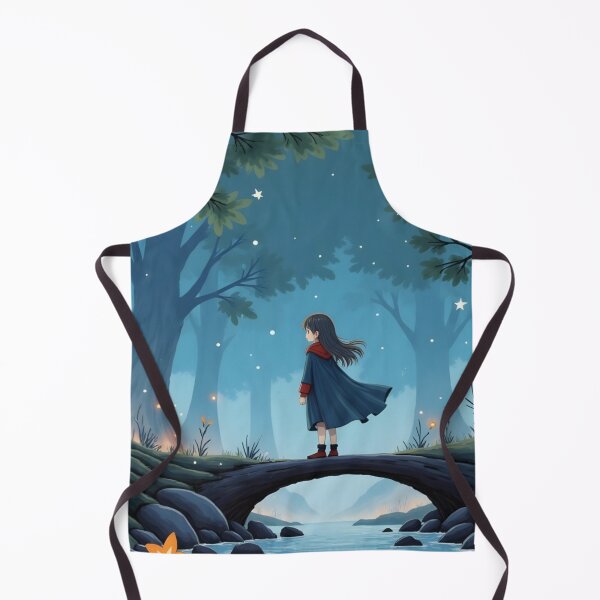 Item preview, Magical Forest Girl – Tranquil Fantasy Anime Artwork designed and sold by artiviohub.