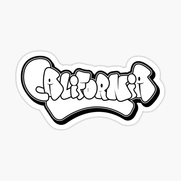 Item preview, california sticker, california tshirt designed and sold by Camo0godfather.