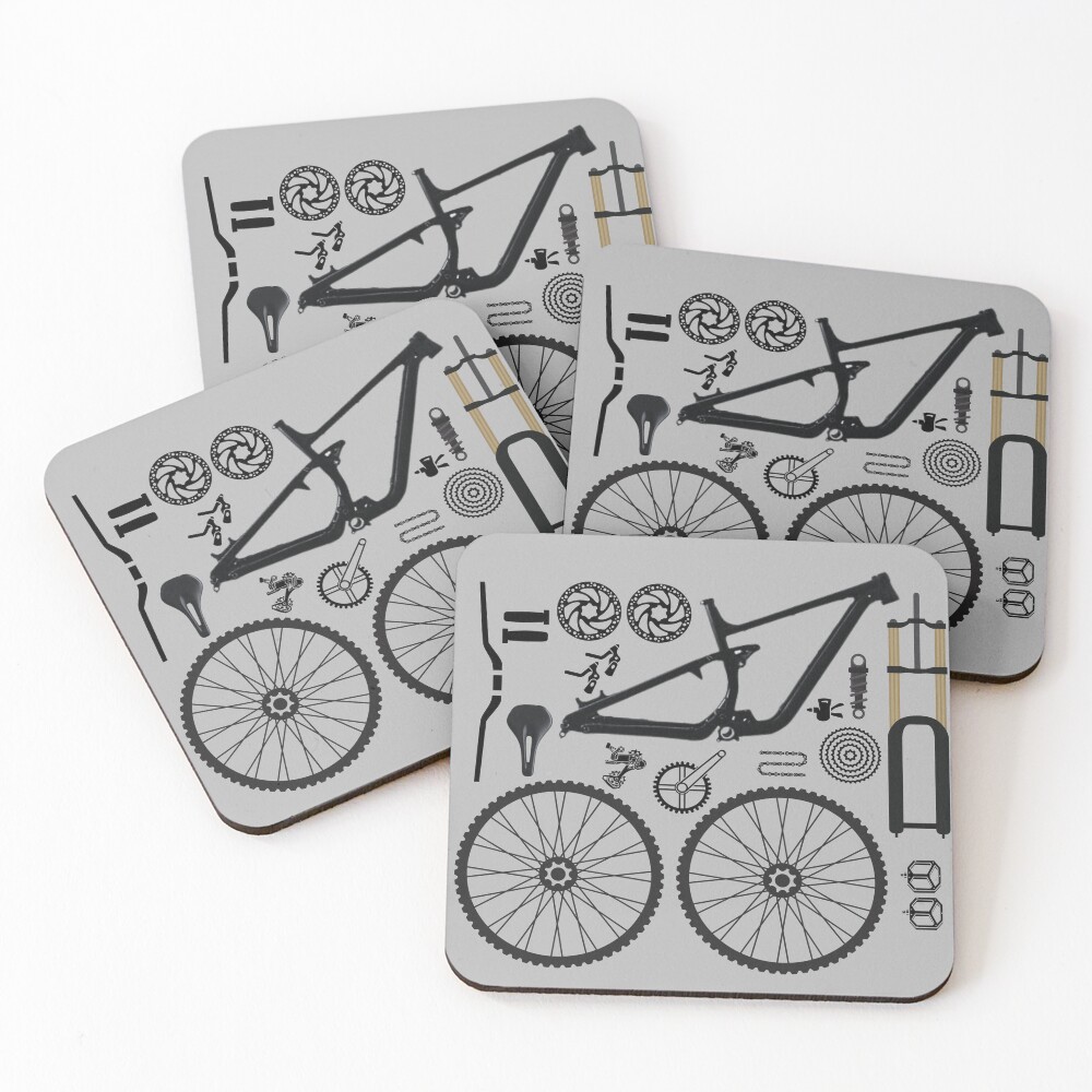 Item preview, Coasters (Set of 4) designed and sold by ProgrammerMemes.