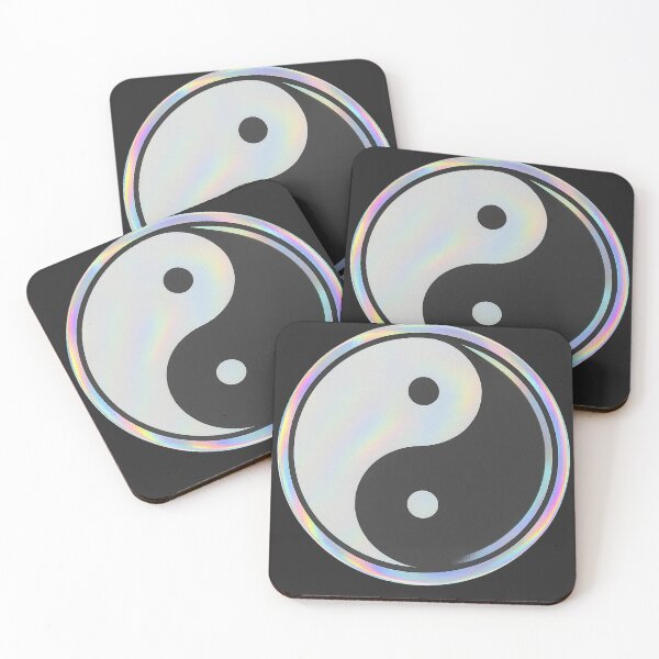 Item preview, Ying and Yang Sticker (Holo) designed and sold by 5dward.