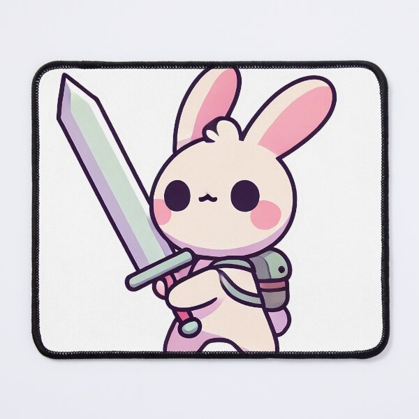 Item preview, Bunny & Sword designed and sold by ToobyDesigns.