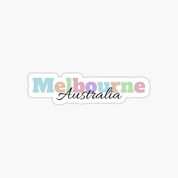 Item preview, Melbourne Australia Travel Luggage designed and sold by BeautifulHues.