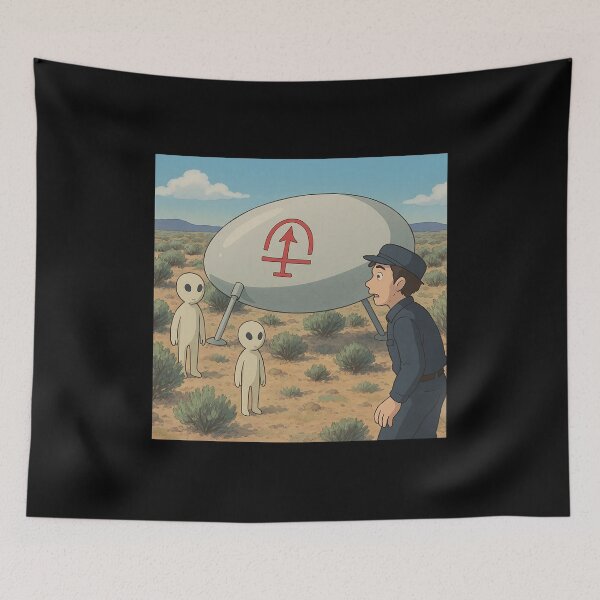 Item preview, Alien Encounter in the Desert designed and sold by 5dward.