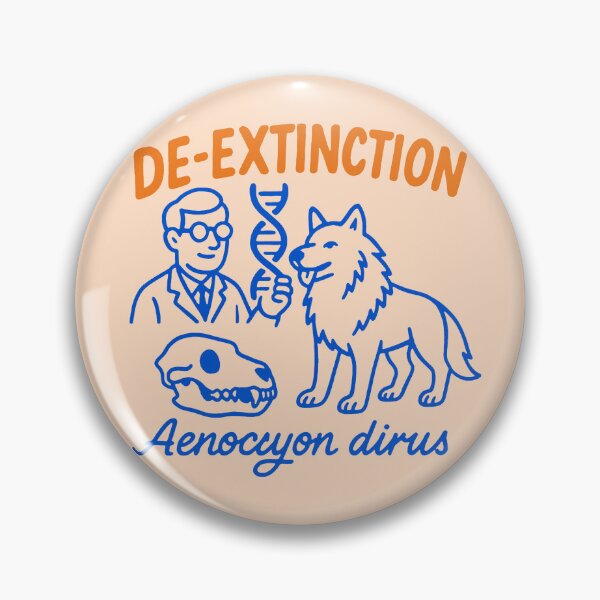 Item preview, Cartoon De-Extinction: Aenocyon dirus designed and sold by zzz888.
