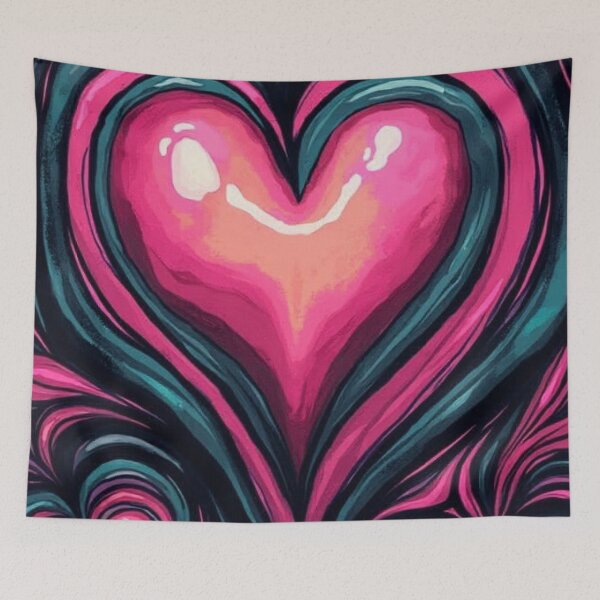 Item preview, Pulsating Heart Swirl designed and sold by DesignzByJai.