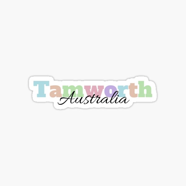 Tamworth Australia Travel Luggage Sticker