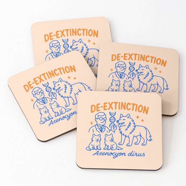 Item preview, Cartoon De-Extinction Family: Aenocyon dirus designed and sold by zzz888.