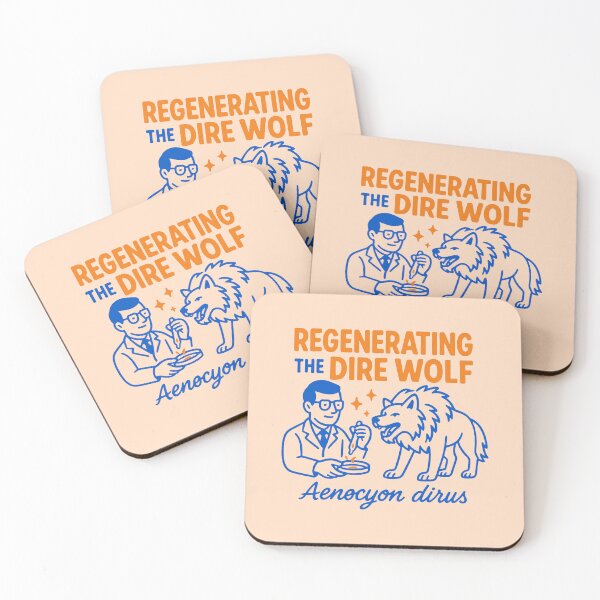 Item preview, Regenerating the Dire Wolf: Cartoon Science designed and sold by zzz888.