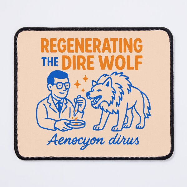 Item preview, Regenerating the Dire Wolf: Cartoon Science designed and sold by zzz888.