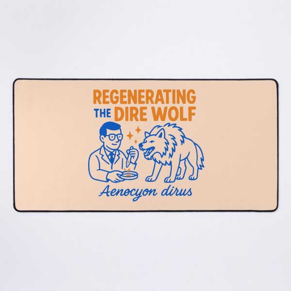Item preview, Regenerating the Dire Wolf: Cartoon Science designed and sold by zzz888.