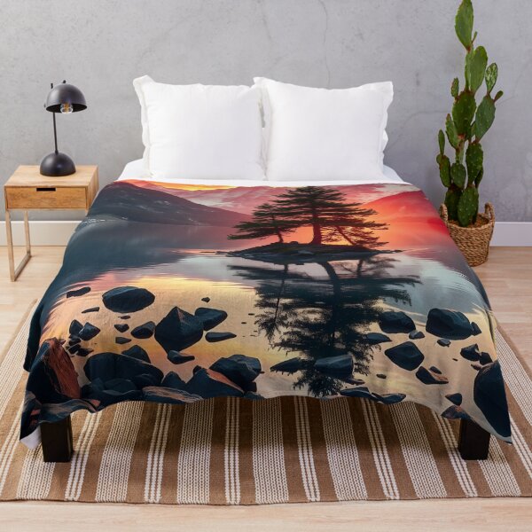 Item preview, Fjord at sunset designed and sold by laurencecrea.