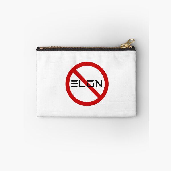 Item preview, NO ELON! Round Anti-Elon Musk Bumper Decal For Tesla Owners!   designed and sold by BrightNook.