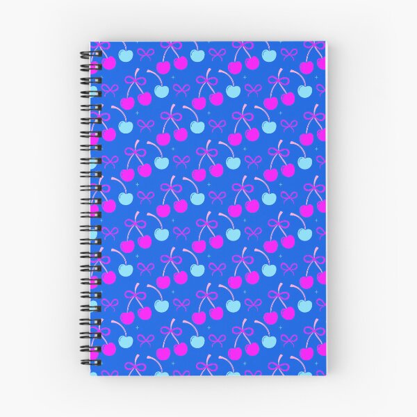 Item preview, 90s Cherries and Bows on Blue – Electric Nostalgia designed and sold by Honeyfield Design Co. .
