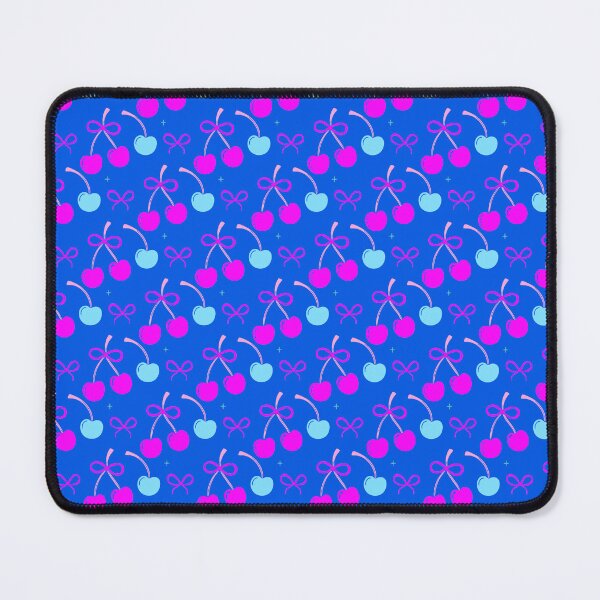Item preview, 90s Cherries and Bows on Blue – Electric Nostalgia designed and sold by Honeyfield Design Co. .
