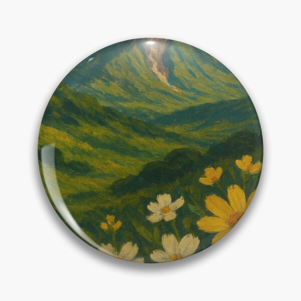 Item preview, Yangmingshan Volcanic Landscape with Wildflowers, Taiwan designed and sold by Places On Earth.