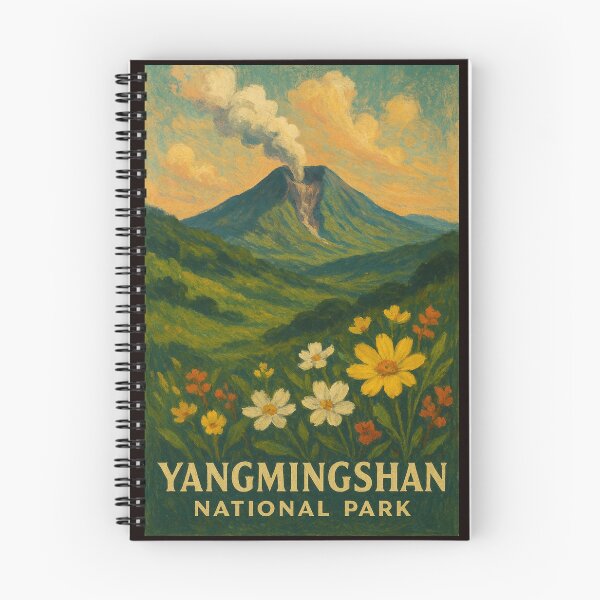 Item preview, Yangmingshan Volcanic Landscape with Wildflowers, Taiwan designed and sold by Places On Earth.