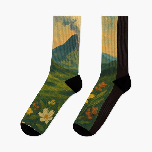 Item preview, Yangmingshan Volcanic Landscape with Wildflowers, Taiwan designed and sold by Places On Earth.