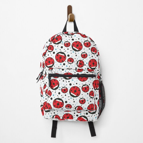 Item preview, Cute Ladybug and Polka Dot Seamless Repeat Pattern designed and sold by MoePark.