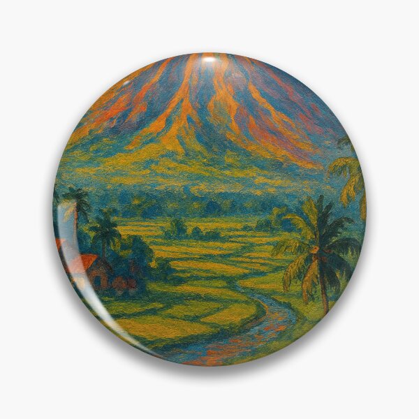 Item preview, Erupting Mount Mayon with Reflected Sky in Philippines designed and sold by Places On Earth.