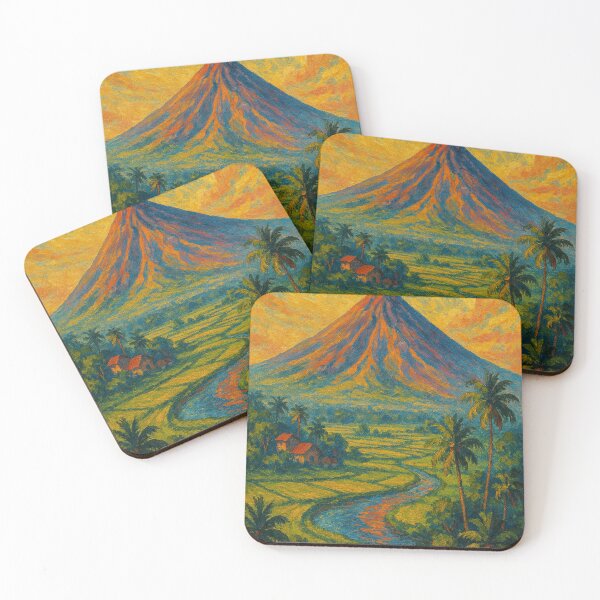 Item preview, Erupting Mount Mayon with Reflected Sky in Philippines designed and sold by Places On Earth.