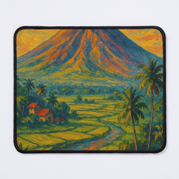 Item preview, Erupting Mount Mayon with Reflected Sky in Philippines designed and sold by Places On Earth.