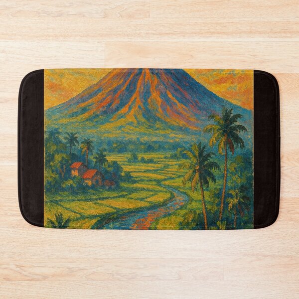 Item preview, Erupting Mount Mayon with Reflected Sky in Philippines designed and sold by Places On Earth.