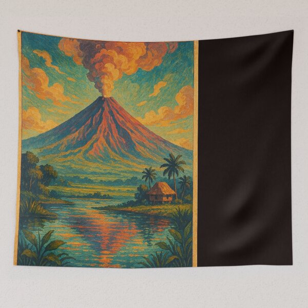 Item preview, Mount Mayon Volcano with Reflected Sky in Philippines designed and sold by Places On Earth.