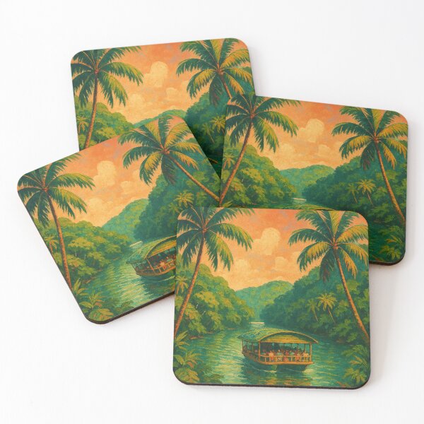 Item preview, Sunset Cruise on Loboc River in Bohol, Philippines designed and sold by Places On Earth.