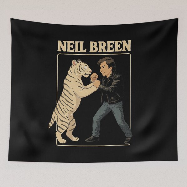 Item preview, Neil Breen tiger fight designed and sold by SvarunPogani.