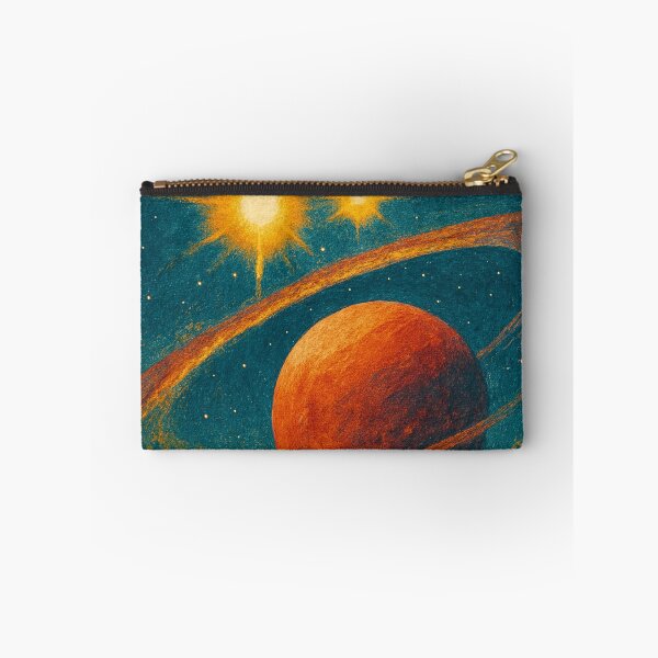 Item preview, Alpha Centauri Star System with Ringed Planet View designed and sold by Places On Earth.