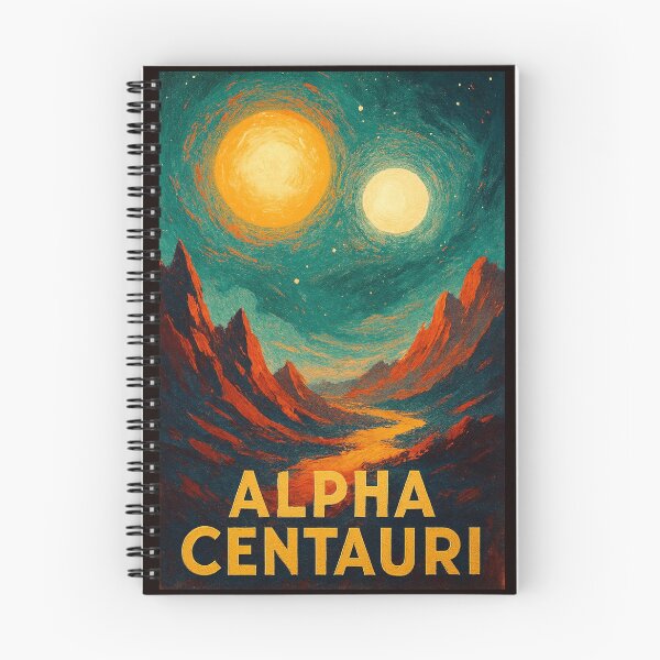 Item preview, Alpha Centauri Twin Suns over Martian Canyon designed and sold by Places On Earth.