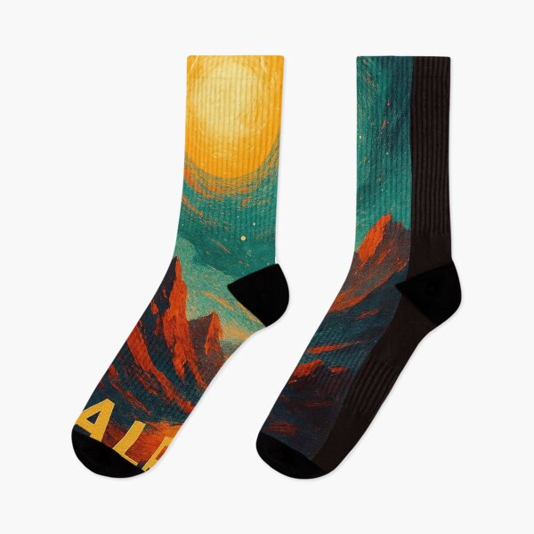 Item preview, Alpha Centauri Twin Suns over Martian Canyon designed and sold by Places On Earth.