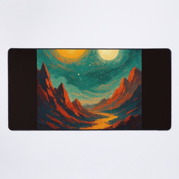 Item preview, Alpha Centauri Twin Suns over Martian Canyon designed and sold by Places On Earth.