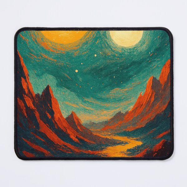 Item preview, Alpha Centauri Twin Suns over Martian Canyon designed and sold by Places On Earth.