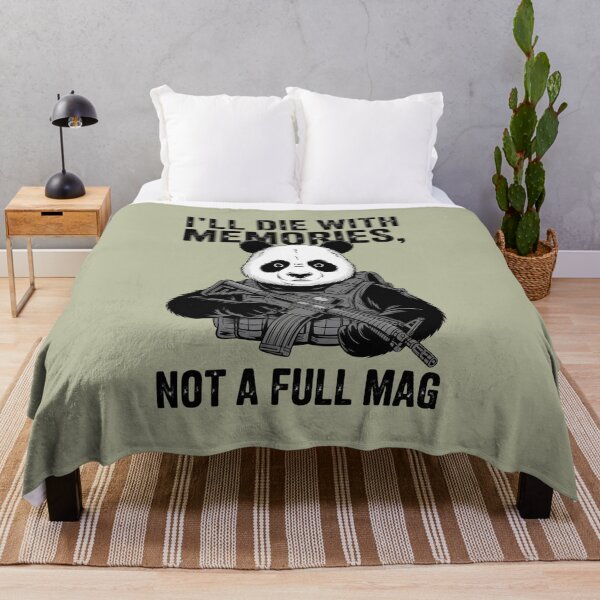 Item preview, I'll Die In Memories Not a Full Mag Panda designed and sold by MichalWeider.