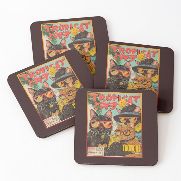 Item preview, TropiCat Japanese Fan Magazine Cover designed and sold by TropiCatArt.