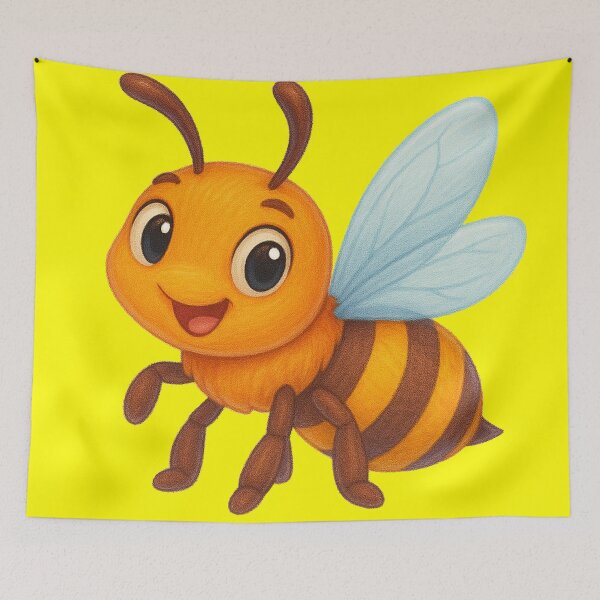 Item preview, Baby Bee – Cute Cartoon Honeybee for Nature and Garden Lovers designed and sold by BestDetailer.