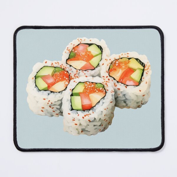 Item preview, Four Salmon Maki Rolls designed and sold by Violet Peonies.