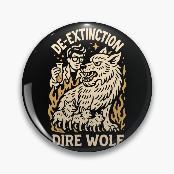 Item preview, Vintage De-Extinction: Dire Wolf Family on Fire designed and sold by zzz888.