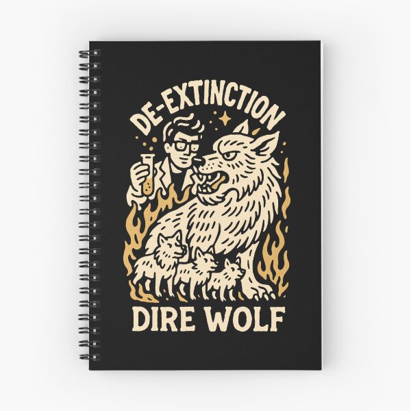 Item preview, Vintage De-Extinction: Dire Wolf Family on Fire designed and sold by zzz888.