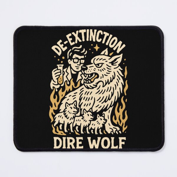 Item preview, Vintage De-Extinction: Dire Wolf Family on Fire designed and sold by zzz888.