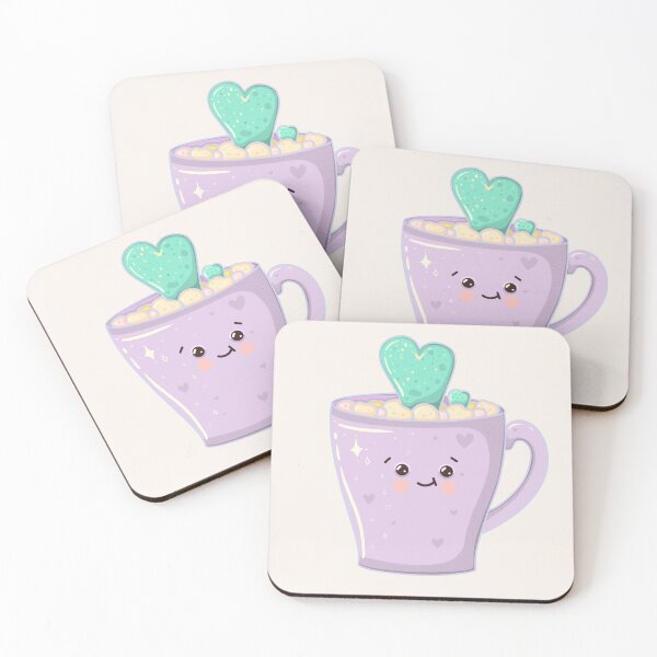 Item preview, Heart Cactus Mug – Kawaii Plant in Cute Pastel Cup Design designed and sold by Kampendesigns.