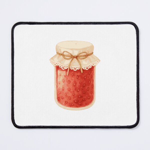 Item preview, Strawberry jam – nostalgic watercolor glass designed and sold by Dennis' Creative Corner.