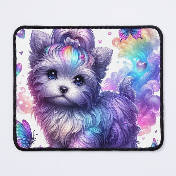Item preview, "Dazzling Yorkie: A Burst of Color designed and sold by Digital Artisan.