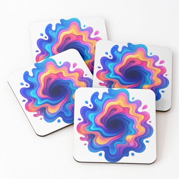 Item preview, Chromatic Explosion — Abstract Fluid Spiral designed and sold by achille-m.