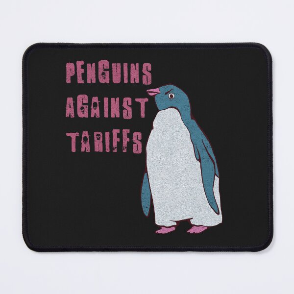 Item preview, penguins against tariffs designed and sold by crestfallenmermaid.
