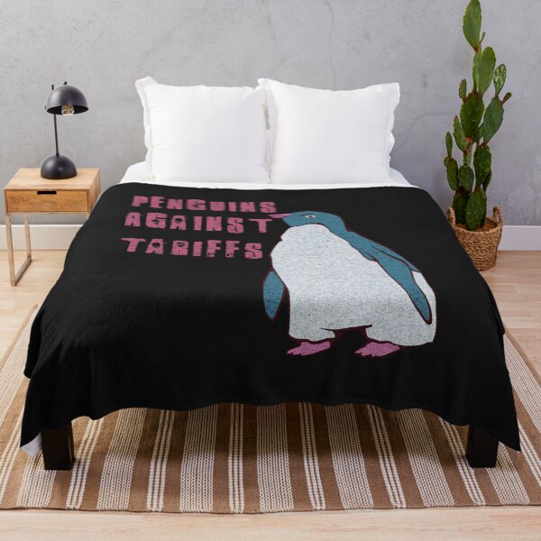 Item preview, penguins against tariffs designed and sold by crestfallenmermaid.